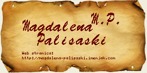 Magdalena Pališaški vizit kartica